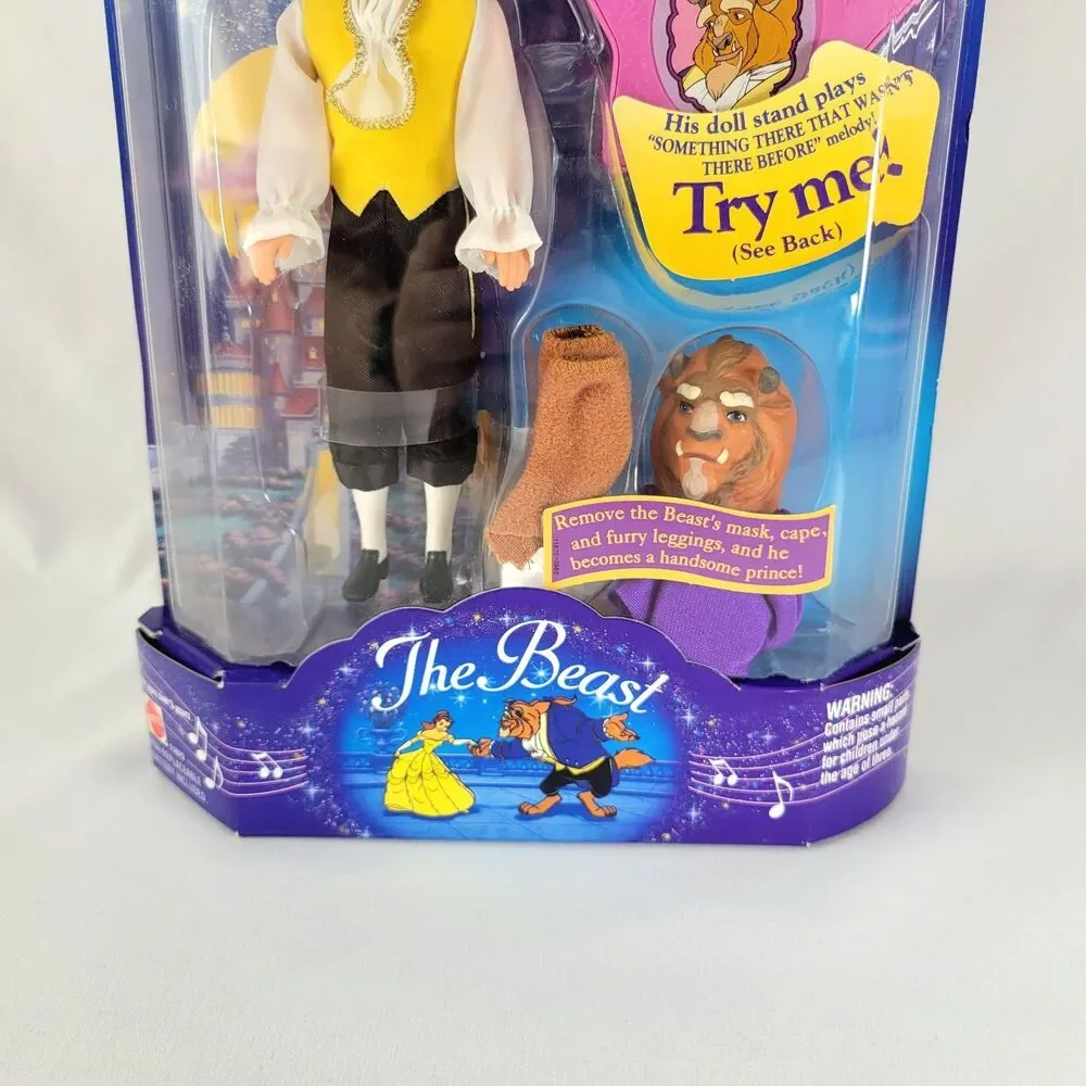 Vintage Disney Musical Princess Doll Beauty & The Beast 1994 Mattel - Read
